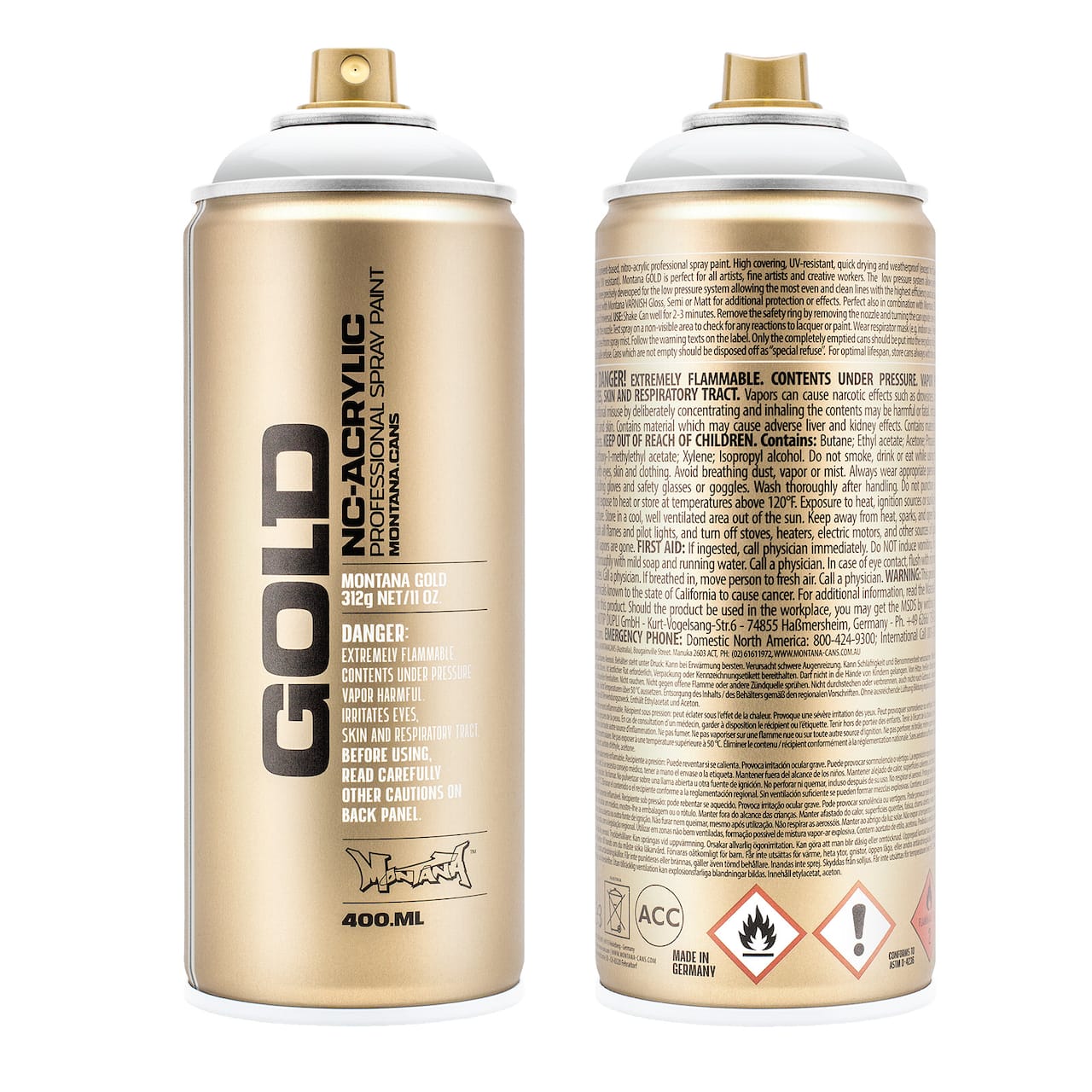 Montana™ Cans GOLD Transparent Spray Paint, 400mL